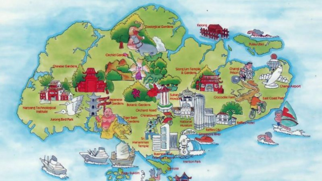 , bản đồ du lịch singapore tổng hợp mới nhất 2023