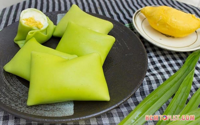 Top 15+ quán bánh crepe sầu riêng ngon ở Sài Gòn