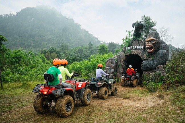 kong: skull island, quang binh, quang binh tourism, off-road driving to explore ironwood forest and ‘kong’s house’
