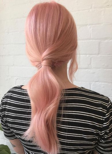 kiểu tóc, top 15 kiểu tóc màu hồng đào đẹp cho nữ hiện đại, cá tính