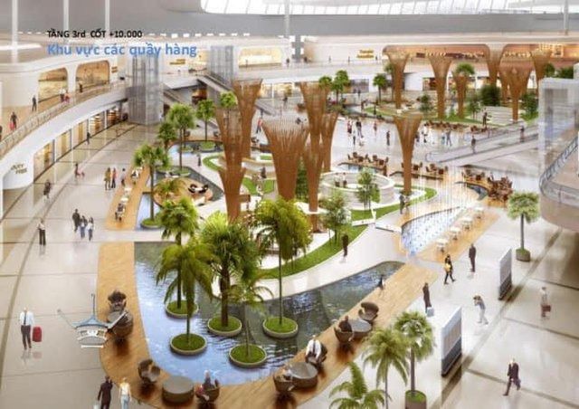 toàn cảnh mô phỏng siêu sân bay quốc tế long thành 4.664,89 triệu usd dự kiến hoạt động vào năm 2026