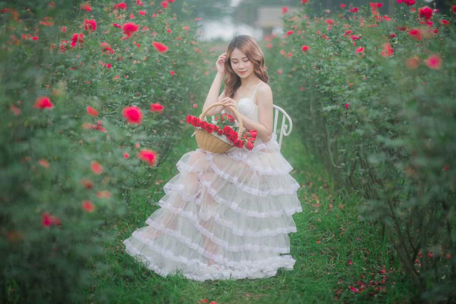 lưu ngay 20+ cách tạo dáng chụp ảnh ở vườn hoa cực đẹp gây sốt cộng đồng mạng