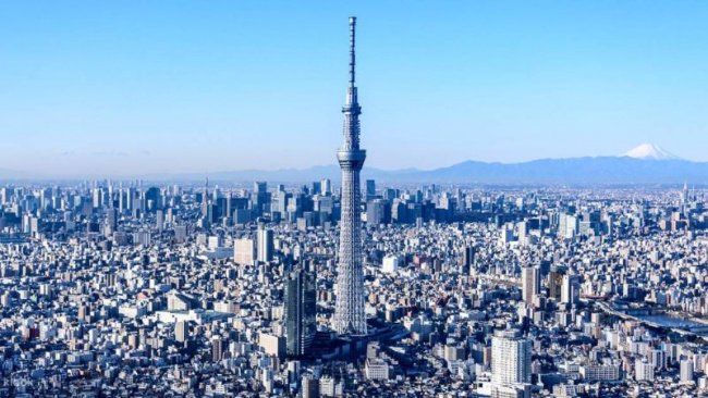 , tháp tokyo sky tree - biểu tượng của thủ đô nhật bản