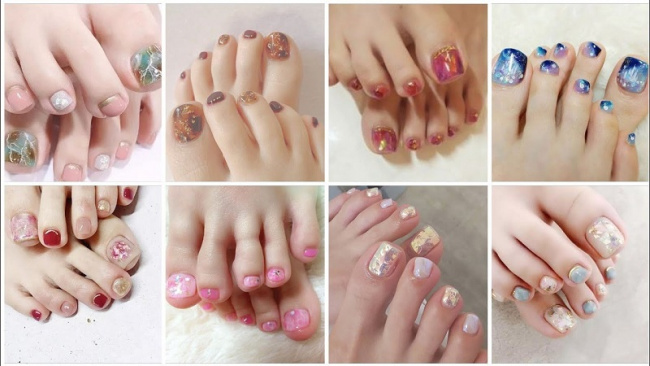 nail đẹp, các kiểu sơn móng chân đẹp phù hợp với mọi phong cách