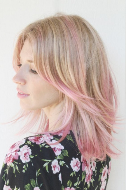 kiểu tóc, top các màu nhuộm tóc hồng pastel hiện đại, đẹp ngọt ngào