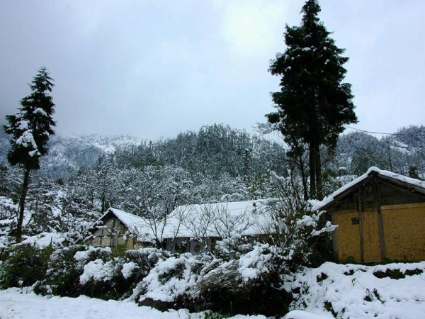 resort, du lịch hà giang tháng 12 | ngắm tuyết phủ trắng xóa