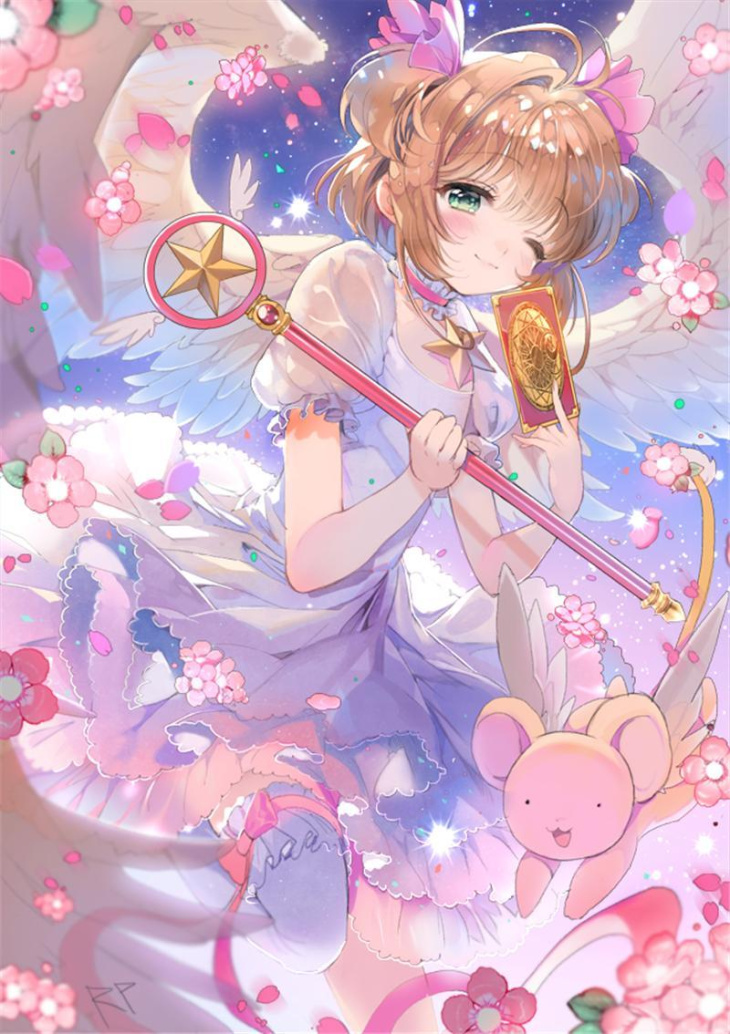 Hình ảnh Sakura - thủ lĩnh thẻ bài xinh đẹp và đáng yêu