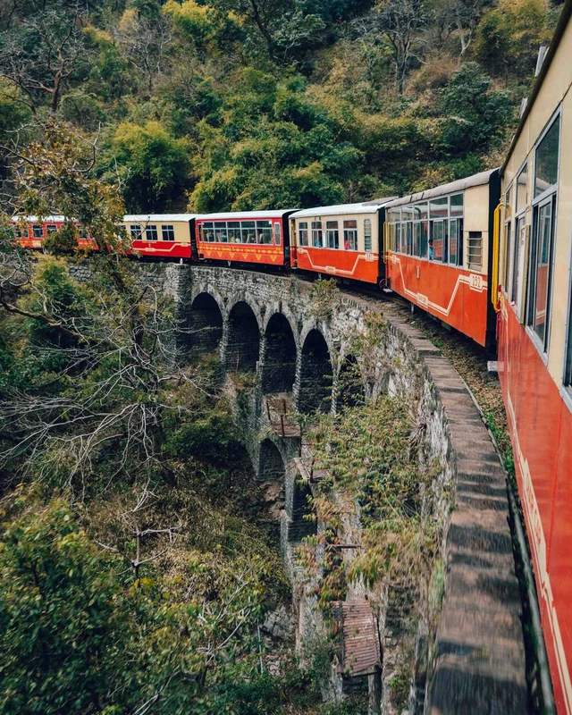 the most scenic train ride in india | toy train from kalka to shimla