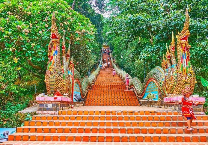 khám phá, trải nghiệm, chùa wat phrathat doi suthep: ngôi chùa linh thiêng nhất tại vùng đất chiang mai