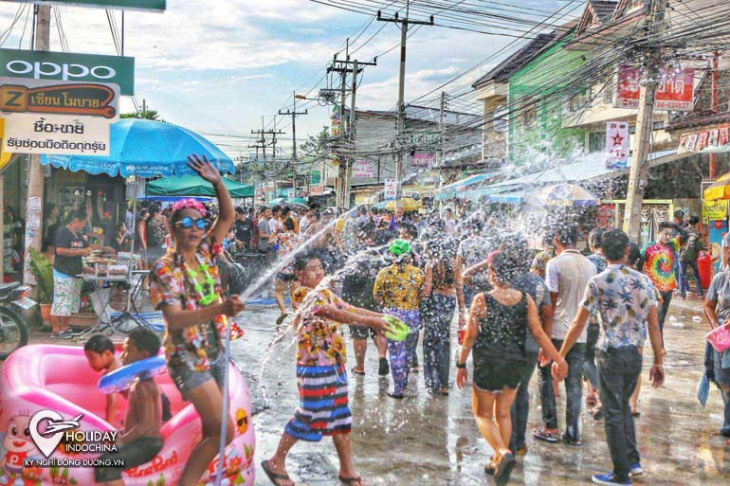 lễ hội té nước songkran 2023 tổ chức ở đâu tại bangkok?