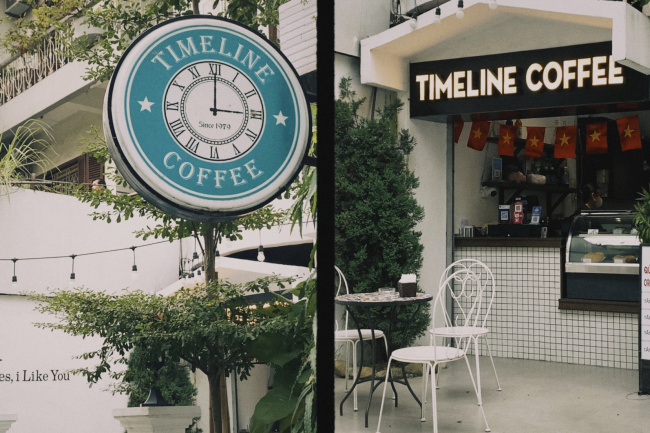 review timeline coffee thanh xuân - quán cà phê kiến trúc từ á đến âu