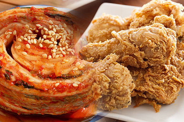 hàn quốc, gà rán kiểu hàn là món ăn hàn quốc được yêu thích nhất tại nước ngoài