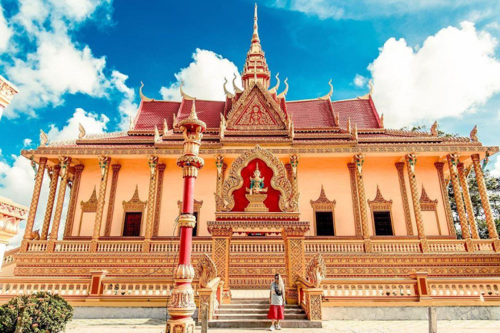 Về miền Tây chiêm ngưỡng kiến trúc Khmer độc đáo của chùa Xiêm Cán, Khám Phá