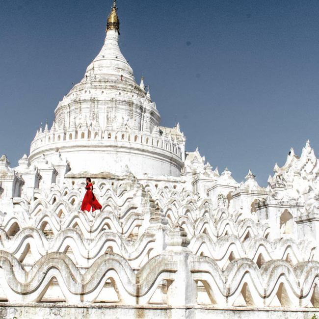 điên đảo hội check-in chùa trắng nức tiếng myanmar nhưng hiếm người hay