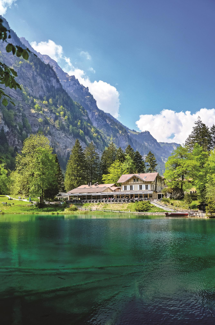 Du lịch Thụy Sĩ đừng quên ghé thăm Blausee, hồ nước pha lê đầy cuốn hút, Khám Phá