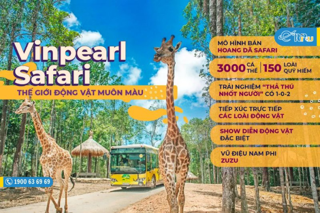 , vinpearl safari phú quốc: review vườn thú safari phú quốc chi tiết từ a-z