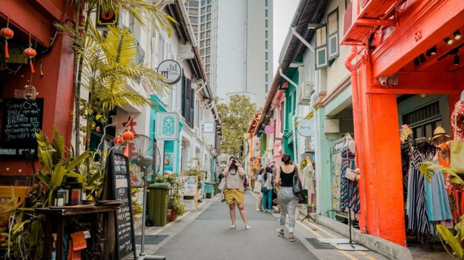 khám phá haji lane: khu phố “chất như nước cất” ở singapore