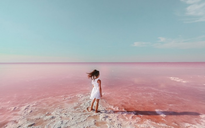hồ hillier, khám phá, trải nghiệm, ‘ngất ngây’ trước vẻ đẹp kỳ diệu của hồ hillier úc có màu hồng ngọt ngào