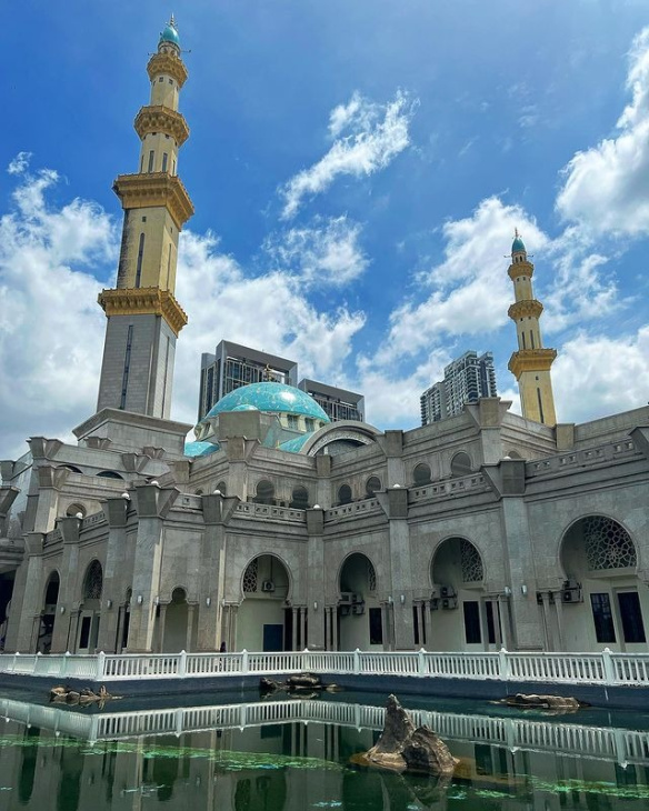 du lịch kuala lumpur, du lịch malaysia, federal territory mosque, khám phá, điểm đến, federal territory mosque – nhà thờ hồi giáo ấn tượng ngay tại kuala lumpur