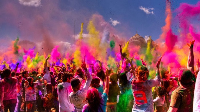 lễ hội holi, khám phá, trải nghiệm, đắm chìm trong màu sắc sặc sỡ tại lễ hội holi nepal
