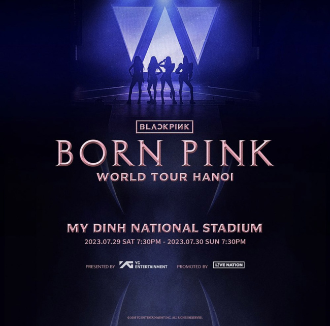 vé born pink, mua vé born pink hà nội, concert blackpink đầu tiên tại việt nam