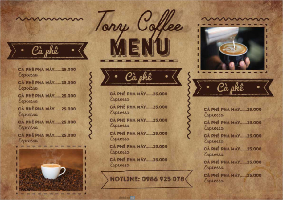 dịch vụ, top 5+ dịch vụ thiết kế menu quán cafe đẹp nhất hiện nay