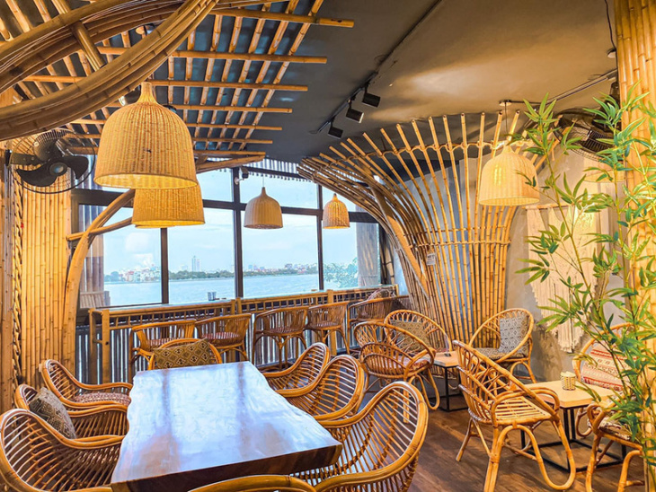 nghỉ dưỡng, top 20 quán cafe hồ tây view đẹp tha hồ chụp ảnh