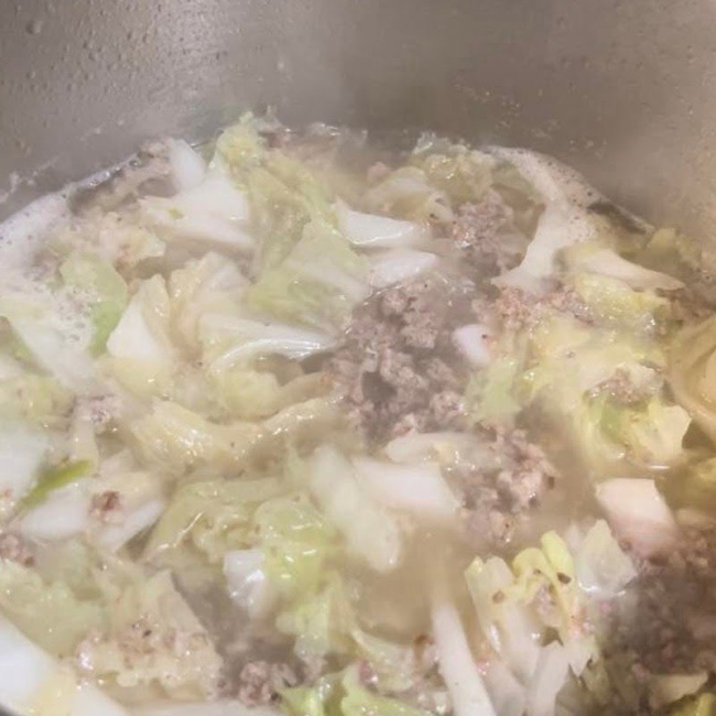 nấu canh cải thảo thịt băm – món ăn ngon và bổ dưỡng