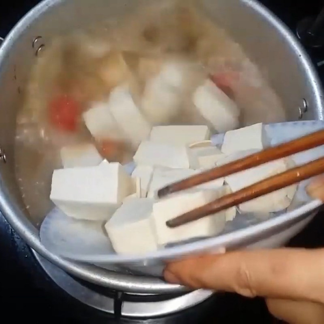 cách nấu canh ngao nấu đậu phụ thanh mát