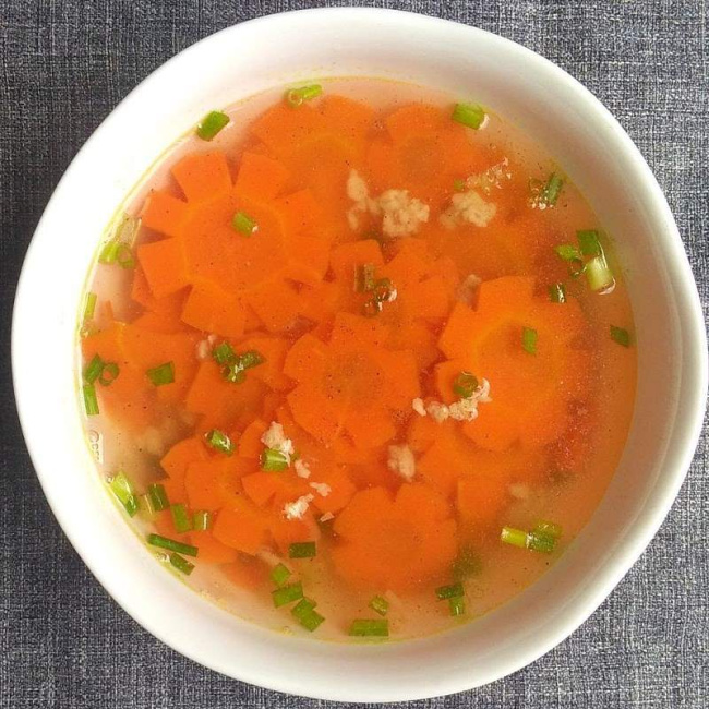 cách nấu canh cà rốt thịt băm thơm ngon, đầy đủ dinh dưỡng