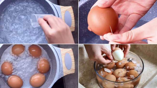 trứng, hướng dẫn cách luộc trứng lòng đào trong 6 phút