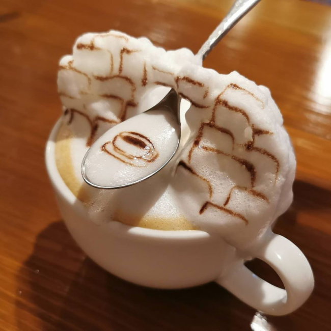 latte art, latte, những tác phẩm latte art 3d đẹp xuất sắc: chỉ ngắm mà không dám uống!