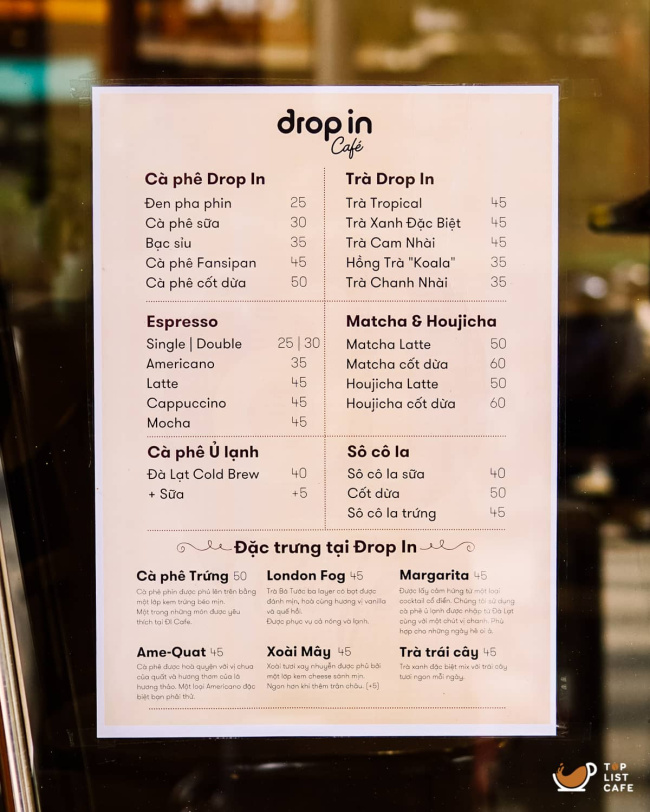 drop in cafe, cafe hoàn kiếm, drop in cafe