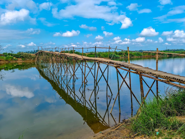 cầu tre cẩm đồng – vẻ đẹp mộc mạc nơi đồng quê quảng nam